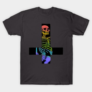 rainbow skeleton T-Shirt